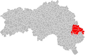 Standort der Gemeinde der Gemeinden des Pays de Longny-au-Perche