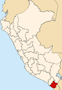 Kart over Tacna
