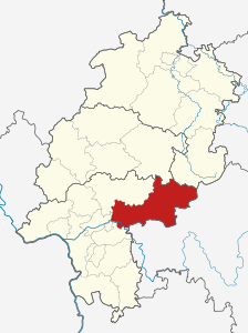 Circondario del Meno-Kinzig – Localizzazione