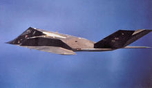 Uncoded F-117A Nighthawk 79-10782 (FSD-3). Photo taken while assigned to the 4450th Tactical Group, 1989.  The F-117s did not carry tail codes while in development and flight testing in order not to identify their place of origin.