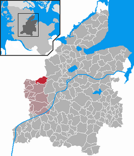 Kaart van Lohe-Föhrden