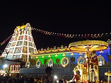 Venkateshvara on Gaja Vahanam Lord Venkateswara on Gaja Vahanam..JPG
