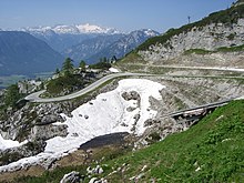 Loser Panoramastraße, Blick Richtung Dachstein