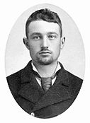 Louis Lingg (1864-1887), anarchist, timmerman, geboren in Mannheim, Duitsland