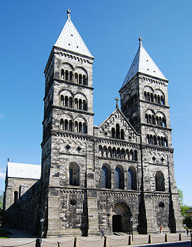Imagem da Catedral de Lund.