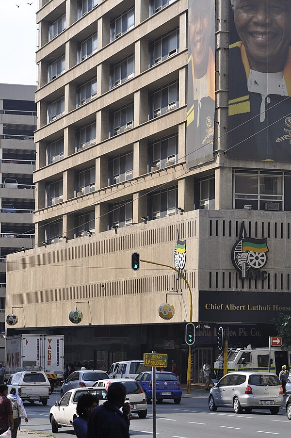 ANC headquarters Luthuli House, where Motlanthe worked from 1997 to 2007.