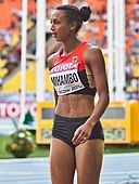 Malaika Mihambo Rang acht mit 6,49 m