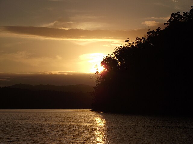 Mallacoota Lake sunset