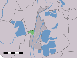 Kaart van Loenersloot