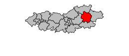 Cantone di Gacé – Mappa