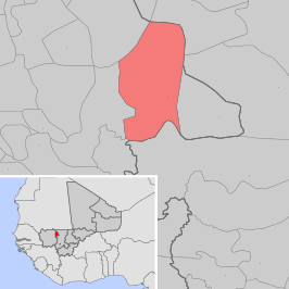 Kaart van Dioumara Koussata