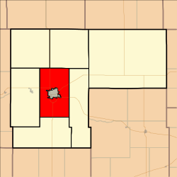 Map highlighting Garden City Township, Finney County, Kansas.svg