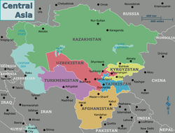 Contemporary political map of Central Asia Map of Central Asia.png