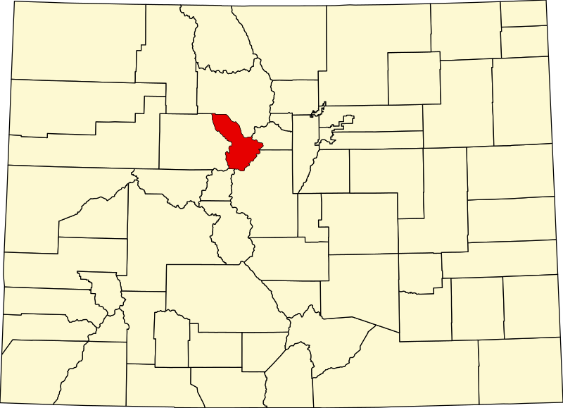 Datoteka:Map of Colorado highlighting Summit County.svg