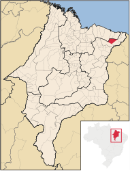 Santana do Maranhão – Mappa