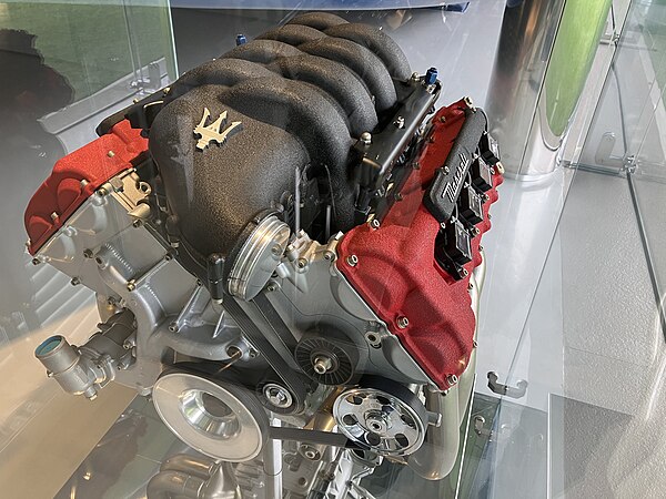 Maserati F136 at the Maserati Modena showroom