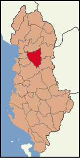 Mat District District in Diber County, Albania