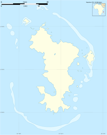 Location map Майоттэ