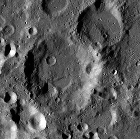 Uma foto da sonda Lunar Reconnaissance Orbiter.