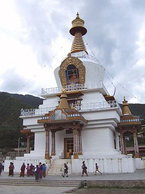 Thimphu-Chörten: Geschichte, Architektur, Festlichkeiten
