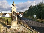 Robert Pollock Monumen, Di Persimpangan Tua Mearns Jalan Dengan Ayr Jalan Dekat Loganswell