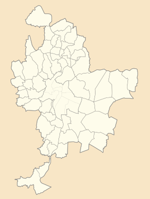 拉图尔德萨尔瓦尼在里昂大都会的位置