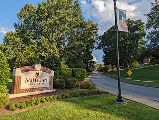 <span class="mw-page-title-main">Milligan University</span> Christian university in Milligan College, Tennessee, US.