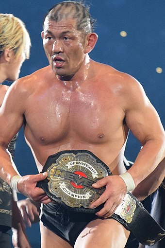 Suzuki as the NEVER Openweight Champion in June 2017