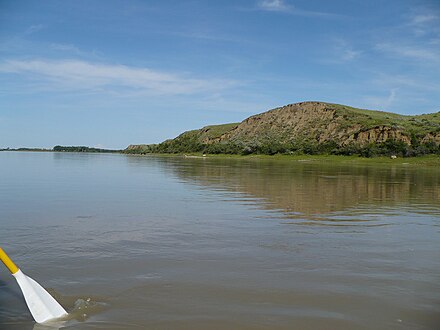 Missouri River near the Montana--North Dakota border