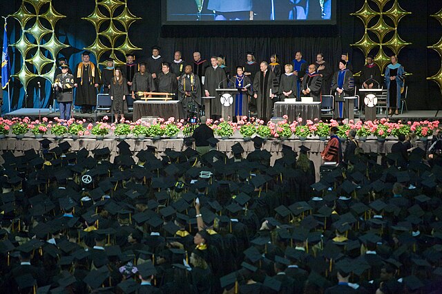 Monroe Community College graduation at the Blue Cross Arena