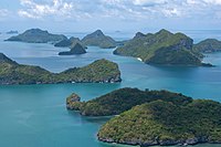 Ang Thong Marine National Park von Ko Wua Talap aus gesehen