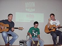 Myron at a private gig (2008)
