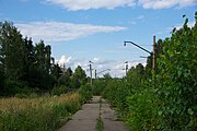 English: Nakhabino - Pavlovskaya sloboda railway line