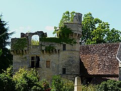 Les ruines du château.