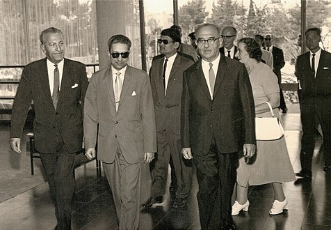 מהנדרה מלך נפאל וראש הממשלה לוי אשכול בשנת 1963