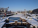 Stadshaven met sluis (winter 2010)