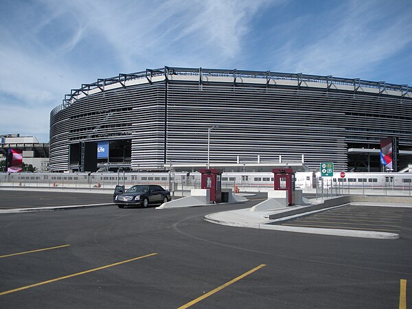 MetLife Stadium, the current home stadium of the New York Giants.