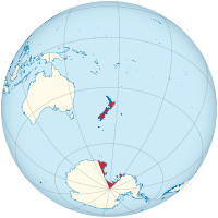 New Zealand on the globe (+Antarctica claims) (New Zealand centered).svg