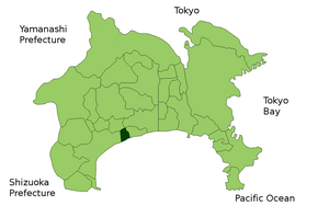 Location of ninomiyas in the prefecture