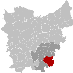Ninove East-Flanders Belgium Map.svg