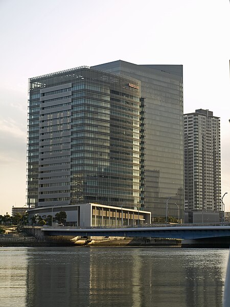 File:Nissan Global Headquarters from a boat.jpg