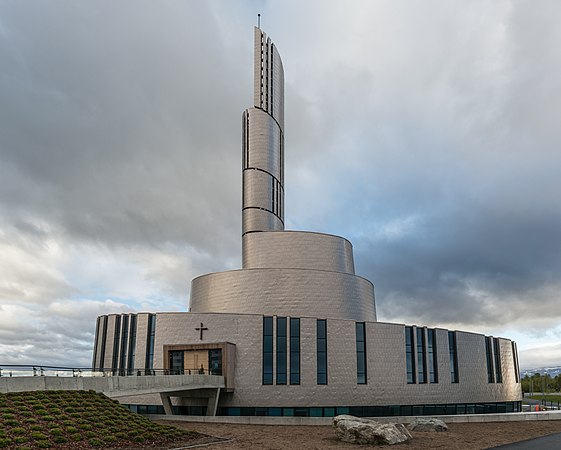 The Northern Lights Cathedral in Alta, Norway, by the Danish architects Schmidt, Hammer and Lassen (2013)
