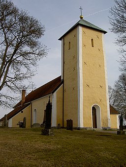 Odensala kirke i april 2009