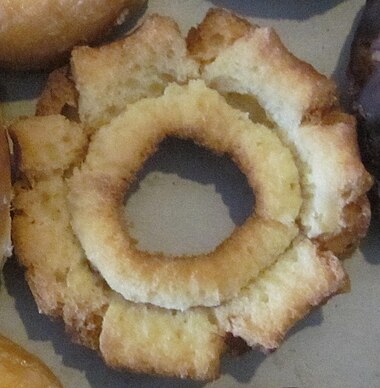A plain old-fashioned doughnut