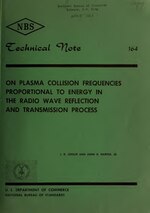 Миниатюра для Файл:On plasma collision frequencies proportional to energy in the radio wave reflection and transmission process (IA onplasmacollisio164johl).pdf