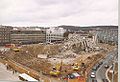 The building's place one week after the implosion