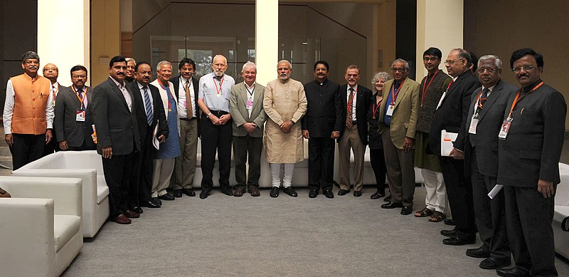 File:PM Modi with Nobel Laureates.jpg