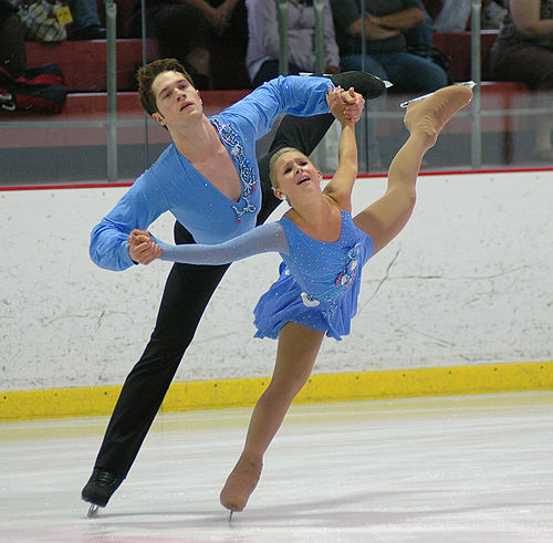 Drew Meekins with Jessica Rose Paetsch in 2008.