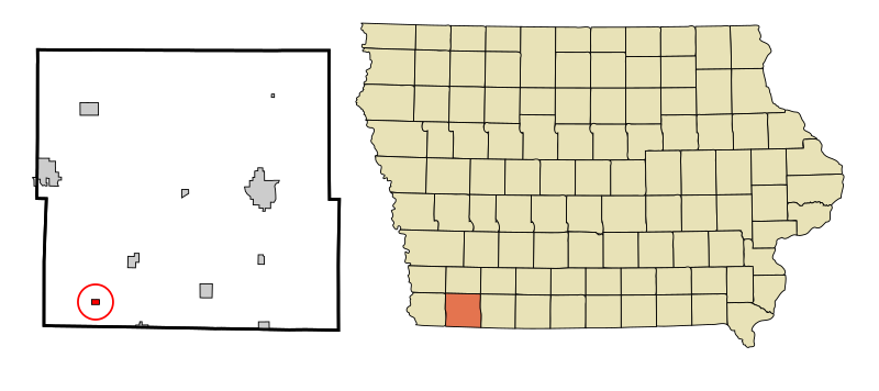 File:Page County Iowa Incorporated and Unincorporated areas Northboro Highlighted.svg