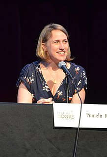 Pamela Ribon is an American screenwriter, author, television writer, blogger and actress. In November 2014, she found a Barbie book from 2010 titled I Can be a Computer Engineer. She decried elements of the book where Barbie appeared to be reliant on male colleagues. Mattel has since ceased publishing the book. Also known as Pamie and Wonder Killer, she runs the website pamie.com. She was one of the original recappers for Television Without Pity. Her commencement address for the 2019 College of Fine Arts graduating class of the University of Texas at Austin was praised by Texas Monthly.